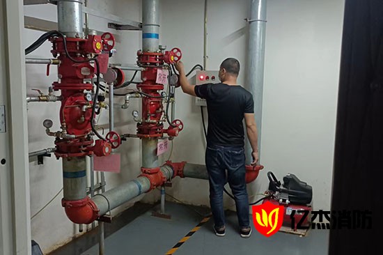高安屯垃圾焚燒廠，消防施工